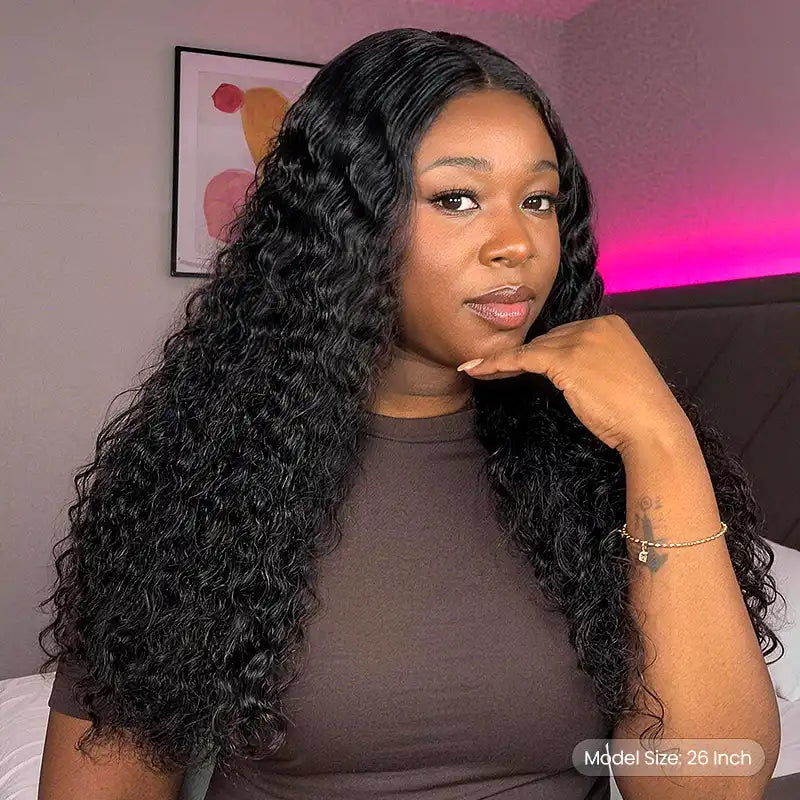13×6 Glueless Burmese Curly Lace Wig – Pre-Cut Lace, Beginner Friendly, 200% Density