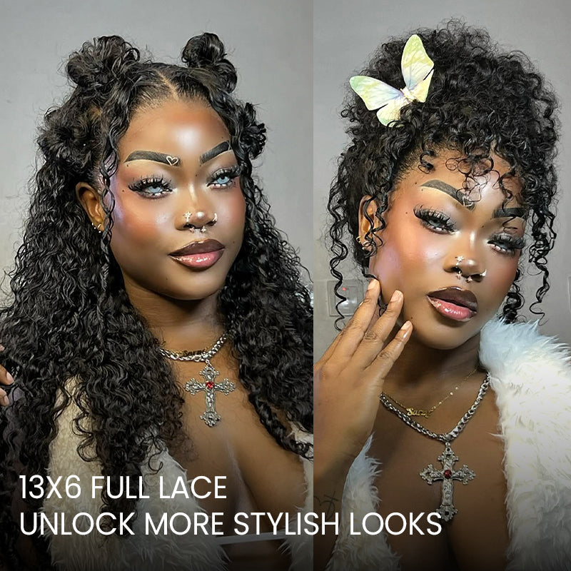 13×6 Glueless Burmese Curly Lace Wig – Pre-Cut Lace, Beginner Friendly, 200% Density