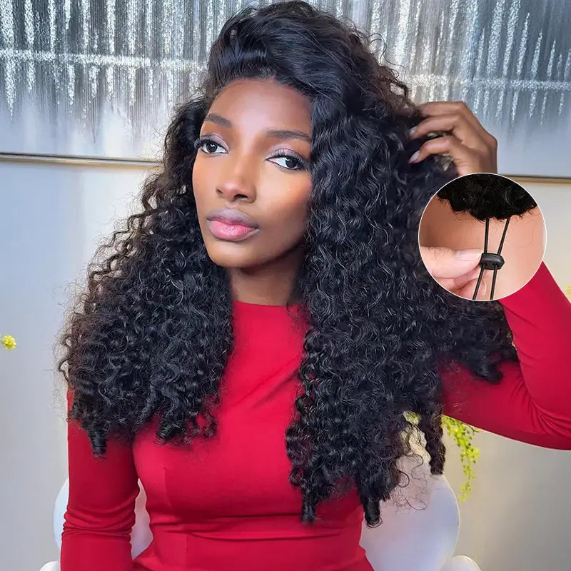 13×6 Glueless Burmese Curly Lace Wig – Pre-Cut Lace, Beginner Friendly, 200% Density