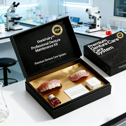 🔥🔥🔥Ends Today: 70% OFF!🦷DarkFairy™ Custom-Fit Full Functional Dentures Make you more confident
