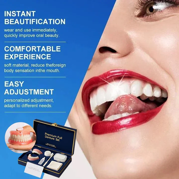 Ends Today: 70% OFF! ⏰ Medical Full Denture with Strong Suctiond🦷