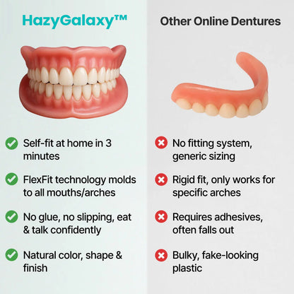 🦷 HazyGalaxy™ Custom-Fit Dentures ⏰ ENDS TODAY   70% OFF | Smile with Confidence