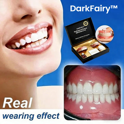 🔥🔥🔥Ends Today: 70% OFF!🦷DarkFairy™ Custom-Fit Full Functional Dentures Make you more confident