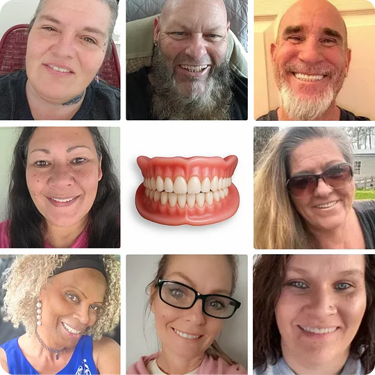 🔥Ends Today: 70% OFF!🦷HazyGalaxy™ Custom-Fit Full Functional Dentures Make you more confident