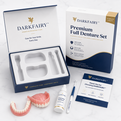 🔥Ends Today: 70% OFF!🦷HazyGalaxy™ Custom-Fit Full Functional Dentures Make you more confident